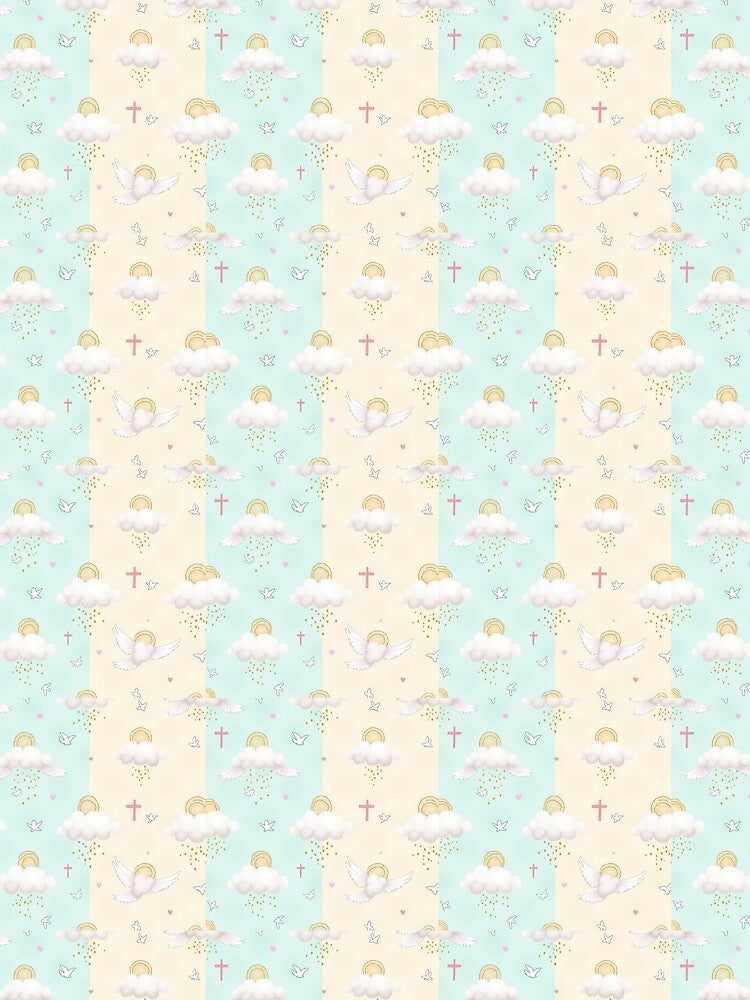 Celestial Whimsy – Ethereal Angelcore Cloud Pattern by Simply-Yours