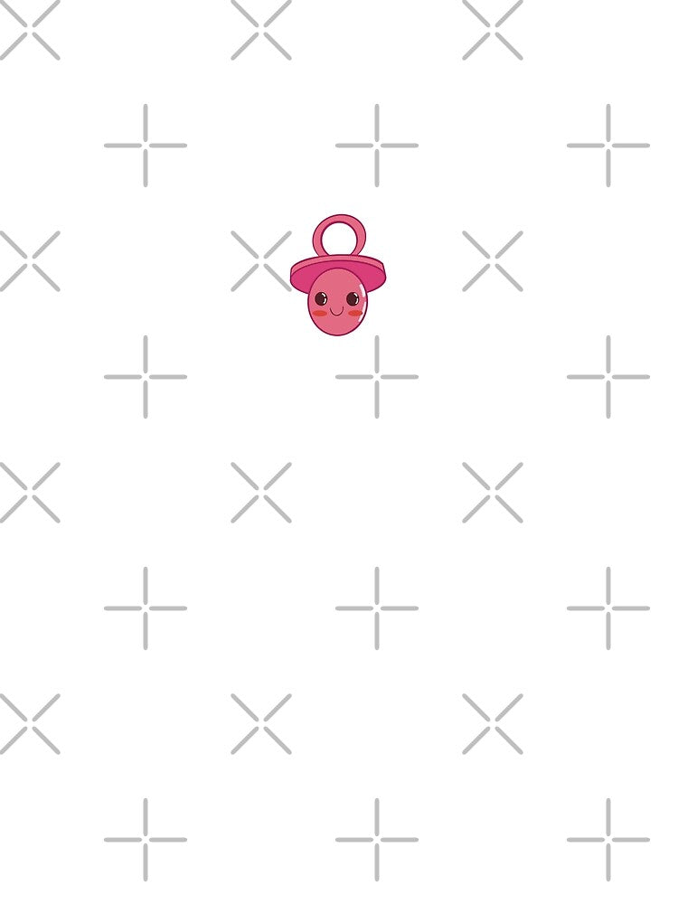 Pink pacifier necklace by Lilla23