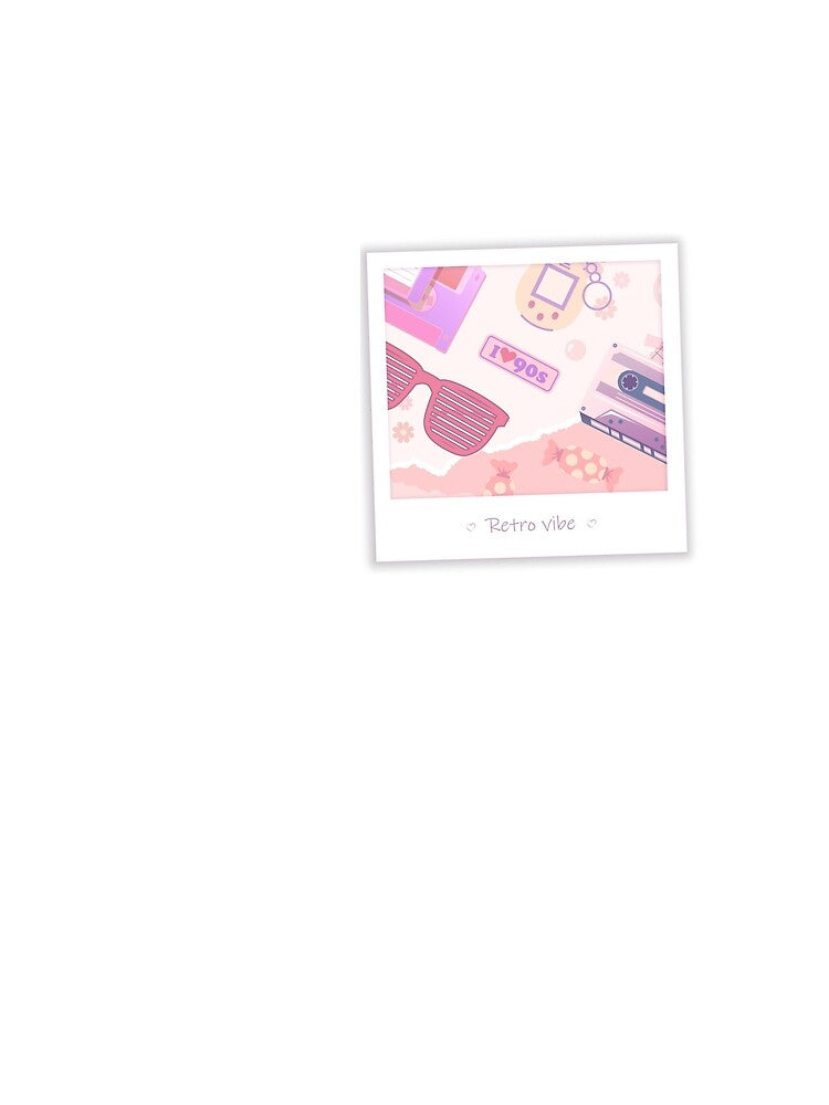 Cute 90s Nostalgia Aesthetic | Retro Y2K Pastel Pattern Art by Tattyarts