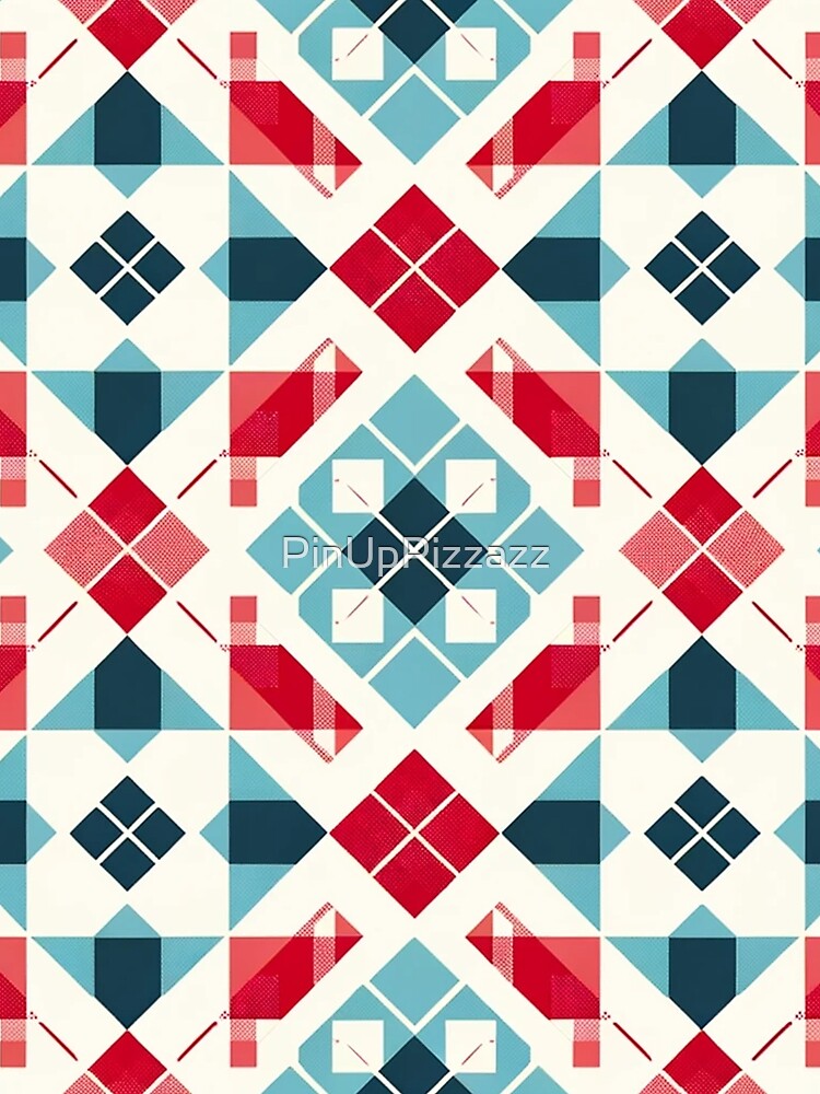 Gingham-Style Print Pattern by PinUpPizzazz