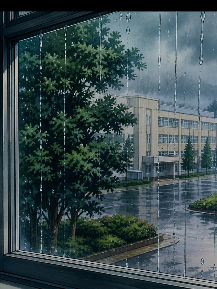 Rainy Window - Retro Anime Aesthetic by bapupa