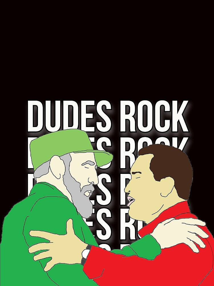 Dudes Rock: Fidel Castro and Hugo Chavez by RevolutionInPaint