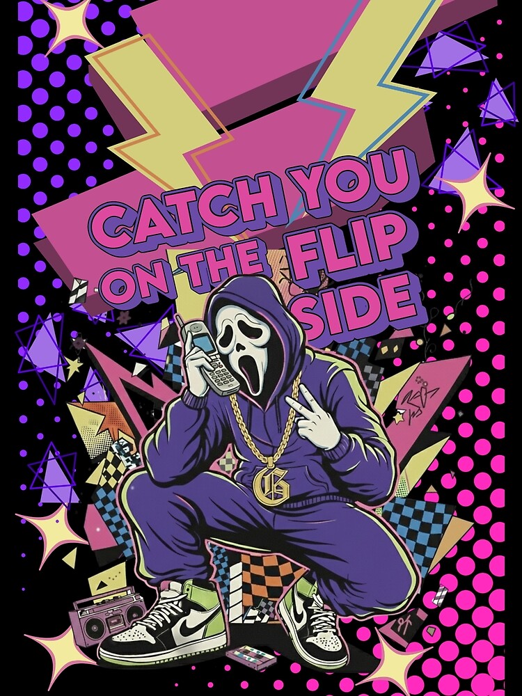 Catch You On The Flip Side Ghostface by codeEapparel