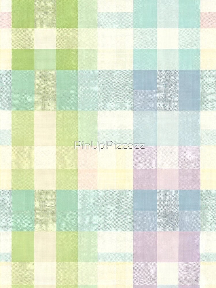 Spring-Inspired Checkered (Gingham) Pattern Print by PinUpPizzazz