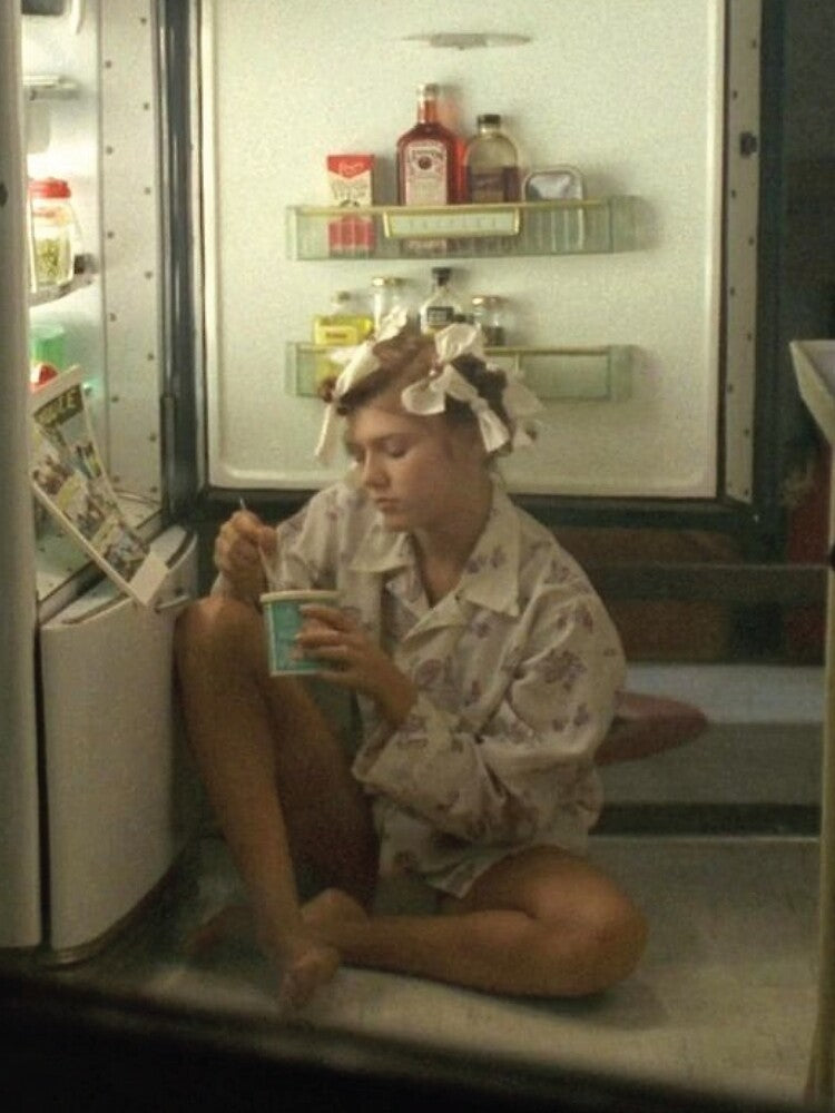Lolita in the Fridge Aesthetic Vintage Vogue Cool Girl by Ruby Star