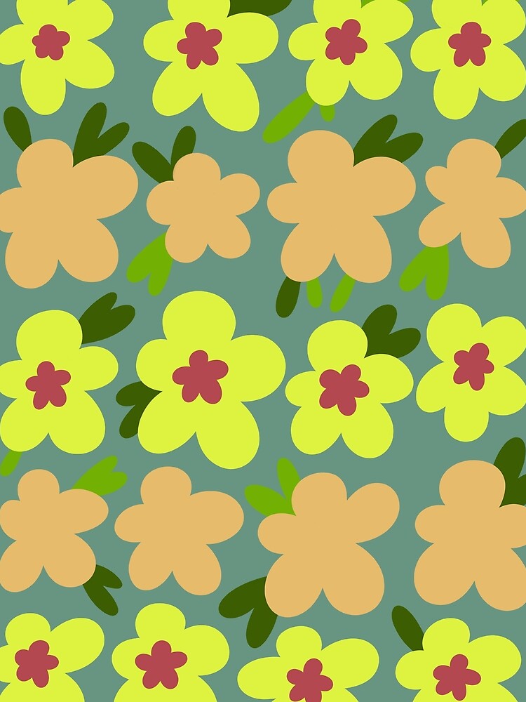 Stay Groovy Retro Flowers 2 by PDMT