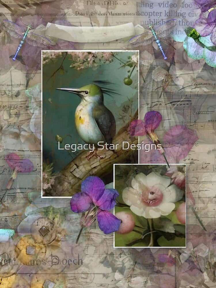 Songbird's Hymn -Flower -Press - Volume 01, No. 06 by Legacy Star Designs