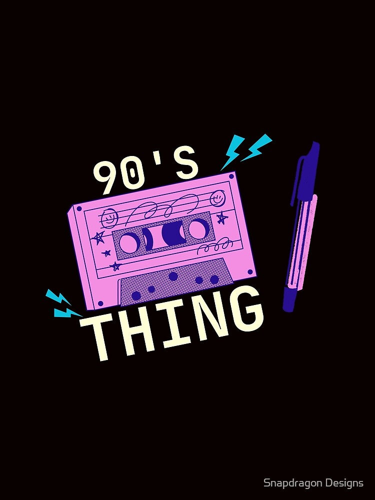 90s Thing Cassette by Snapdragon Designs