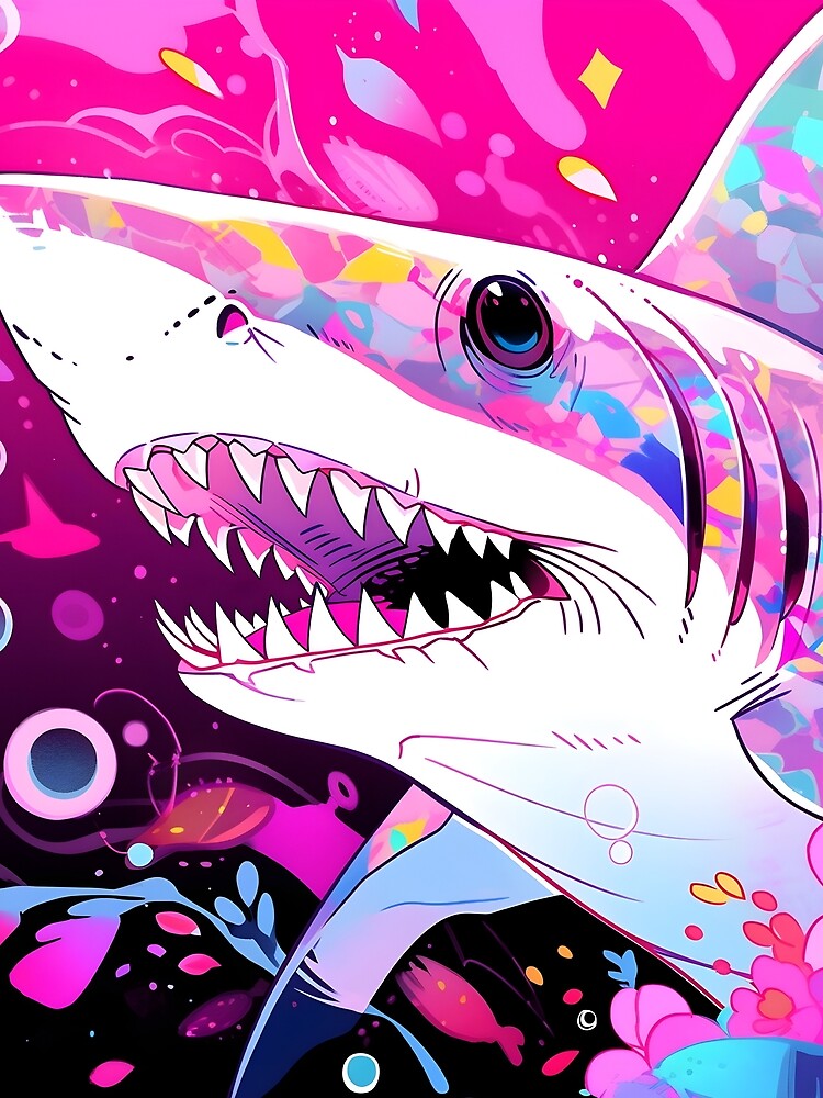Y2K Aesthetic - Fuchsia Finned Fantasy by Cosmic-Canvases