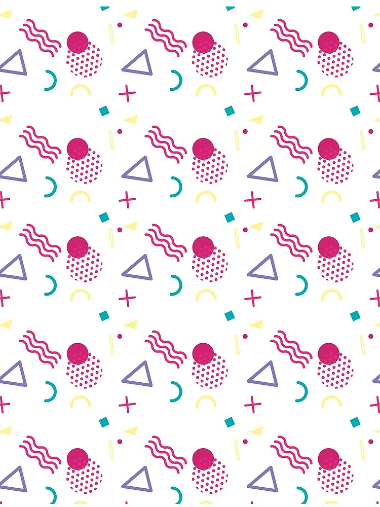 90s Retro Aesthetic Pattern by printsbyemilyj