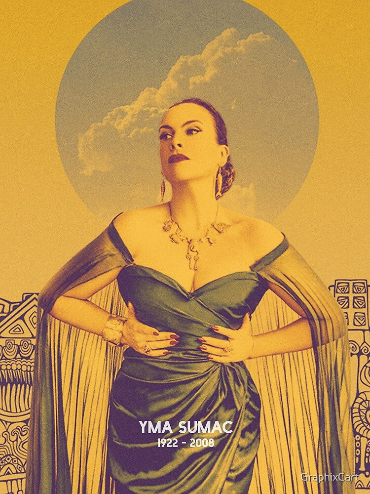 Yma Sumac old color burn by GraphixCart