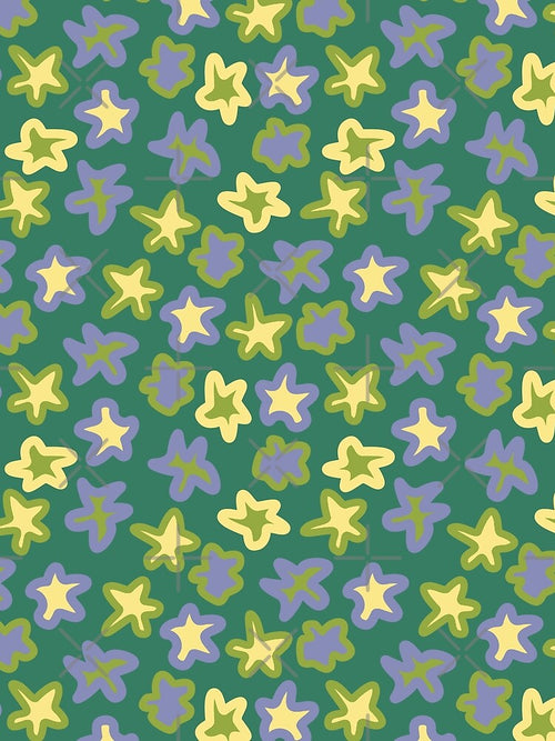90s 2000s y2k aesthetic abstract stars green purple and yellow by blomastudios