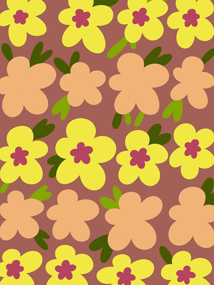 Stay Groovy Retro Flowers 5 by PDMT