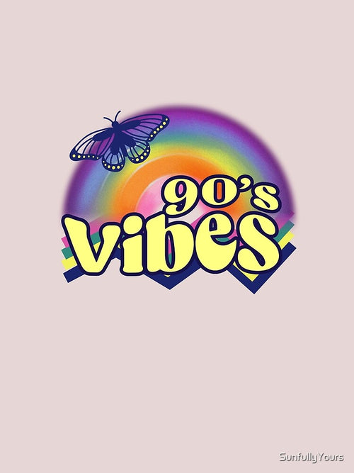 90 S Vibes Retro Rainbow Paint by SunfullyYours