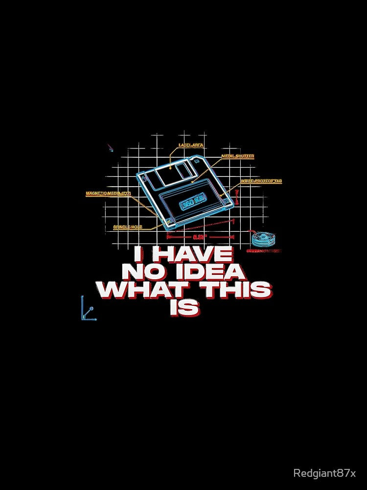 I Have No Idea What This is 80s 90s Funny Vintage Retro Culture Graphic by Redgiant87x