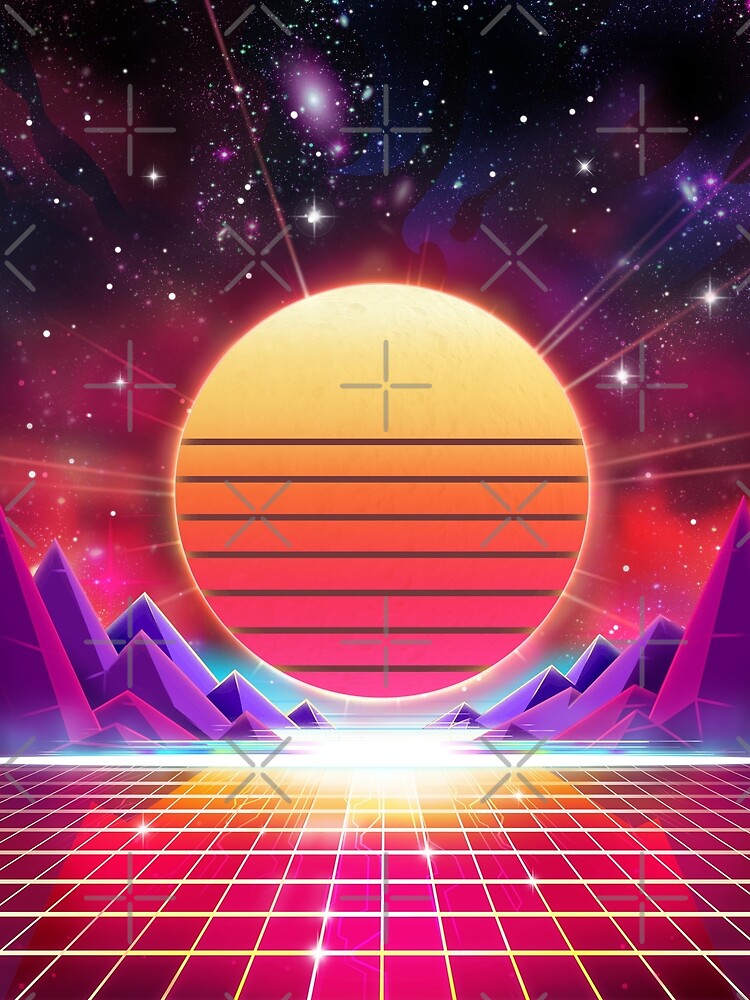 Our Future Looks Neon Bright by forge22