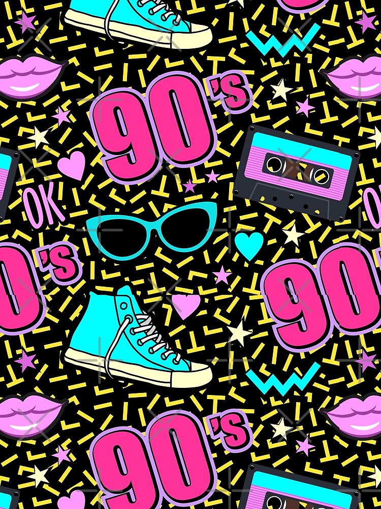 Aesthetic 90's Pattern by SAVWIS