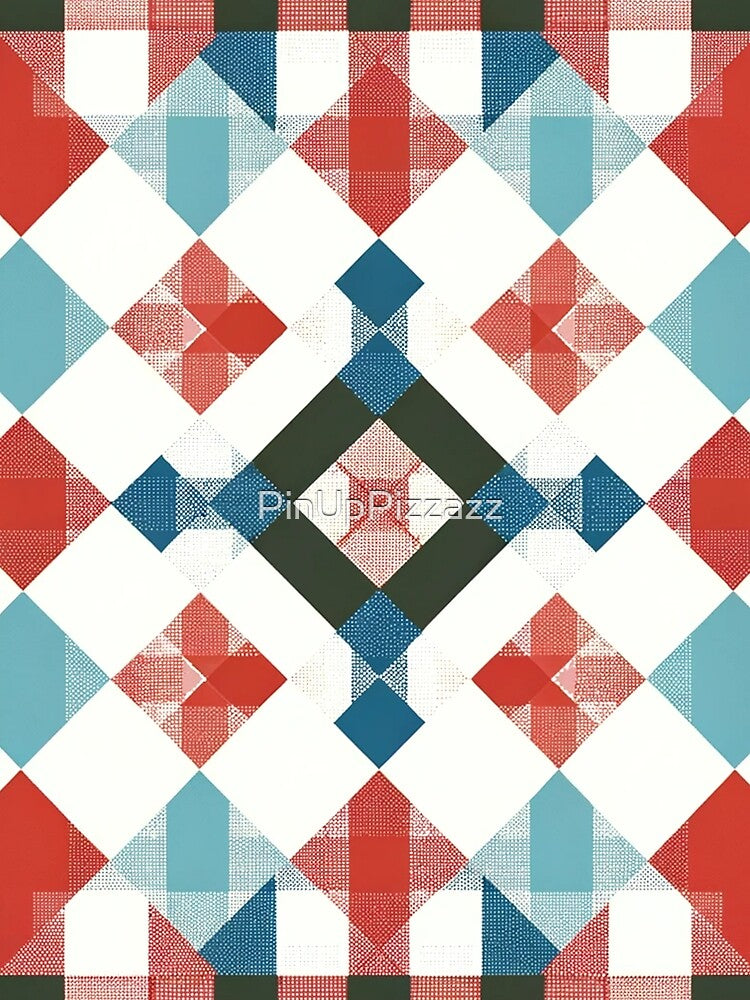 Gingham Print Pattern by PinUpPizzazz
