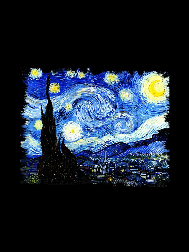 The Starry Night Vincent Van Gogh Famous Vintage Art Stylish 	1 by hyonasnerouzc