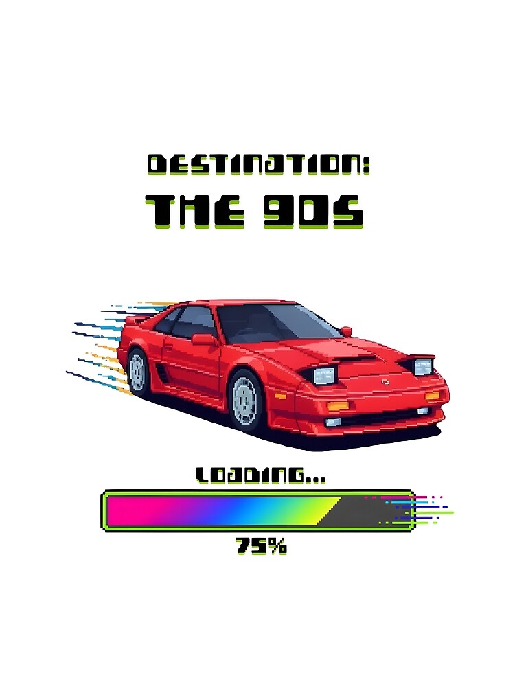Destination The 90s – Y2K Retro Nostalgia Gaming & Cartoon Aesthetic by 90sForever