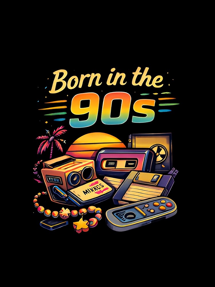 Born in the 90s – Retro Nostalgia Aesthetic Design by OPixStudio