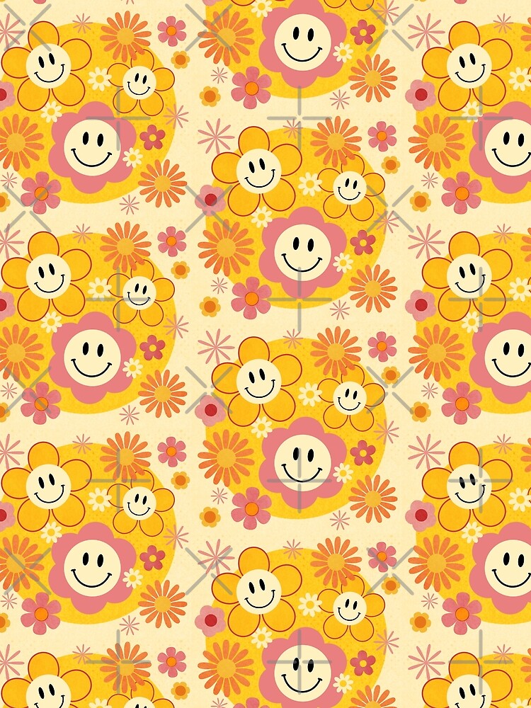 Groovy Smiley Faces by ThinkingInPixel