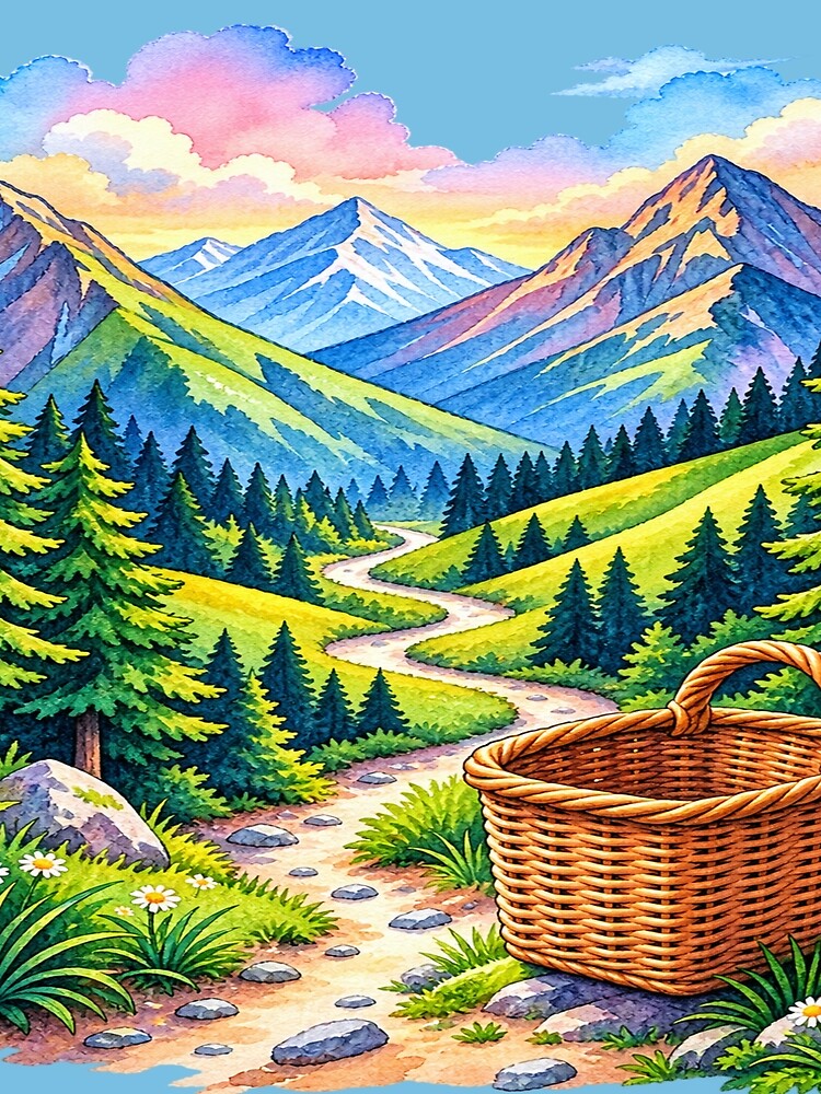 Mountain Picnic Adventure by Hari Arts