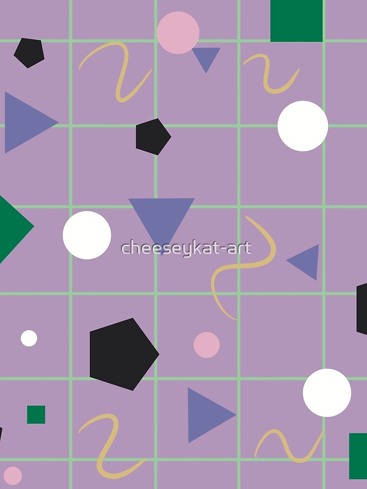 90s Lavender Nostalgia Pattern by cheeseykat-art