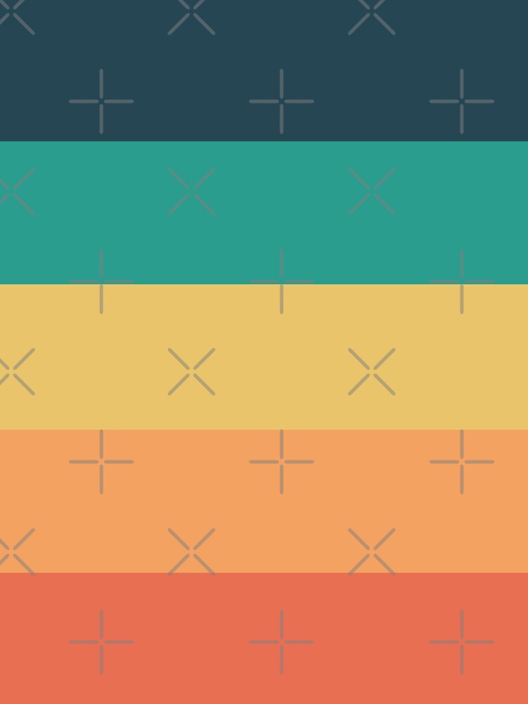 Retro Stripes Summer Color Palette by SoccaTamam