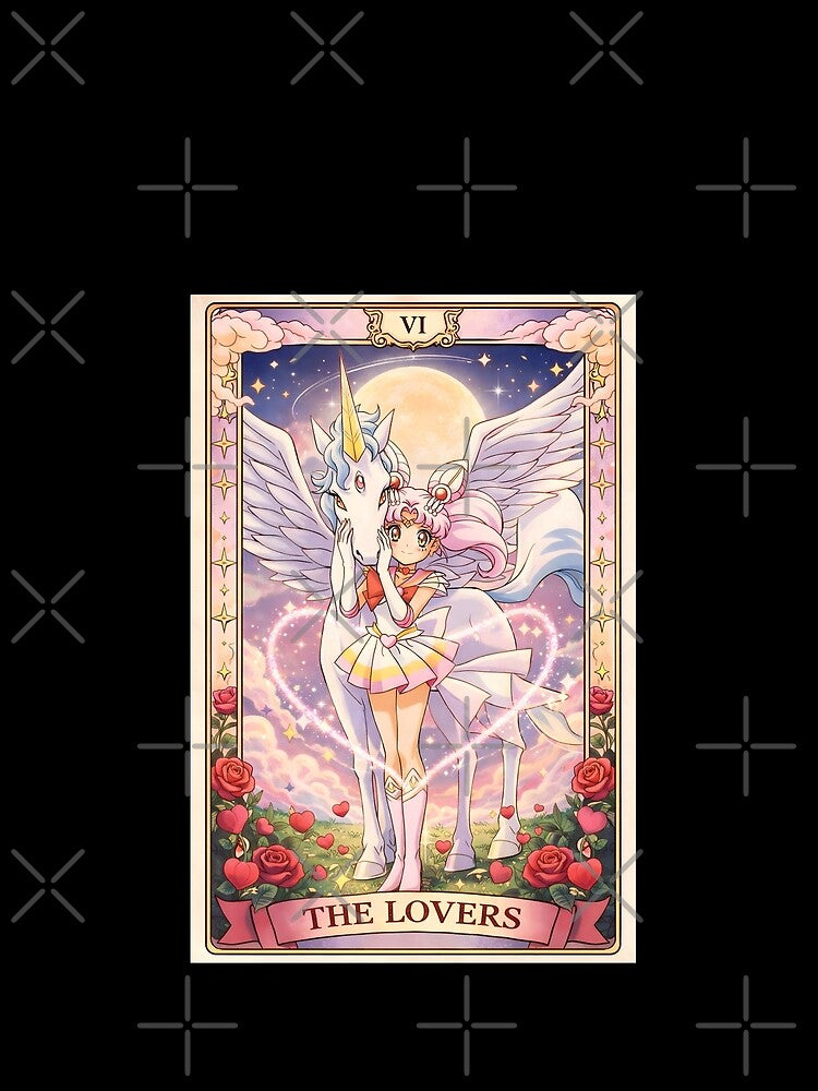 TAROT CARD - Sailor Moon "The lovers" by MoonhazeeCo