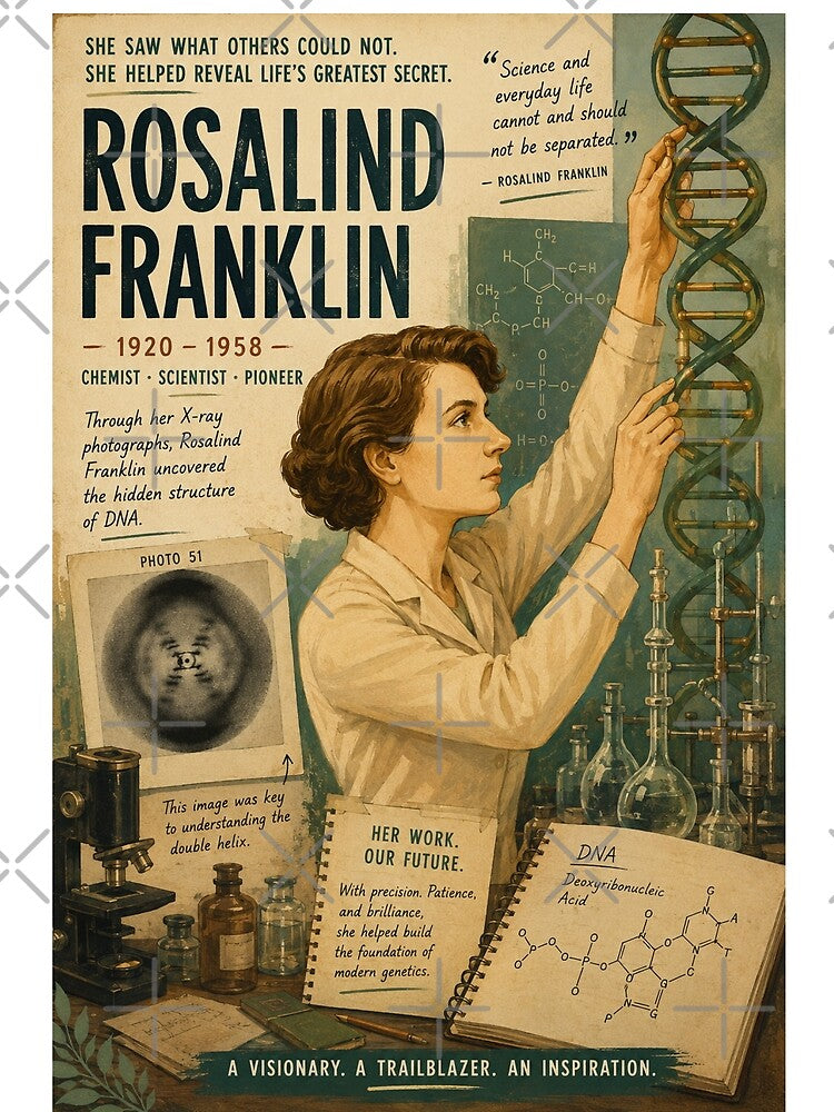 Rosalind Franklin Photo 51 Poster by labstud