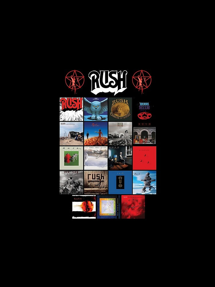 All Album Posters Rushband Completed by FusionVisions