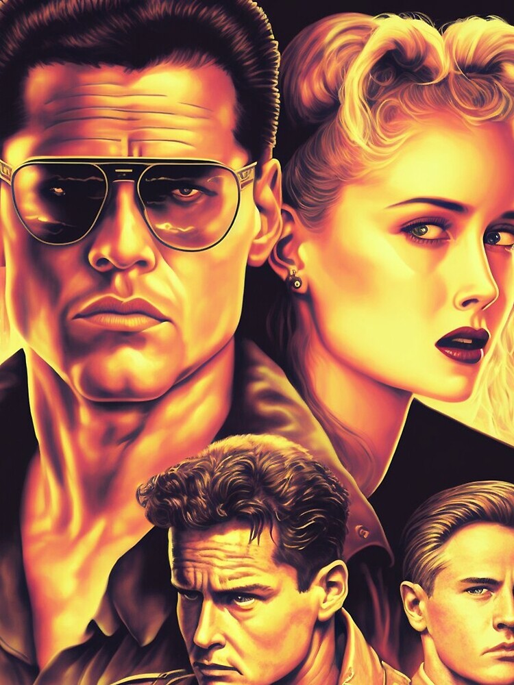 90s Movie poster aesthetic design by Corazo