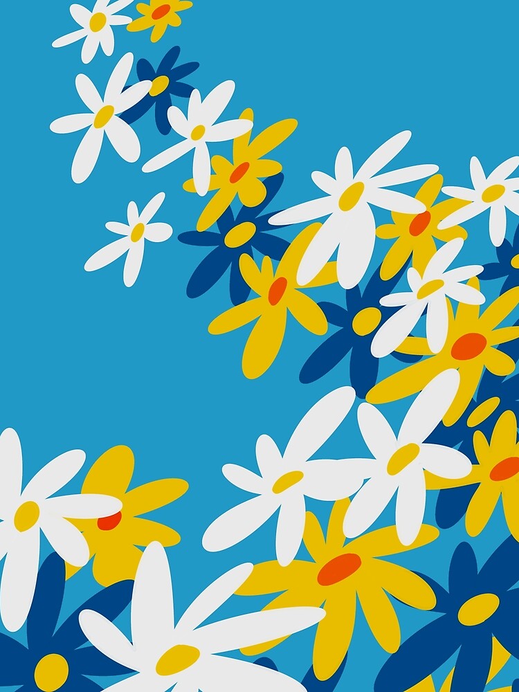 Stay Groovy Retro Flowers 90s by PDMT
