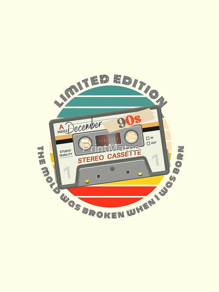 Limited Edition December 90s by PrintMates