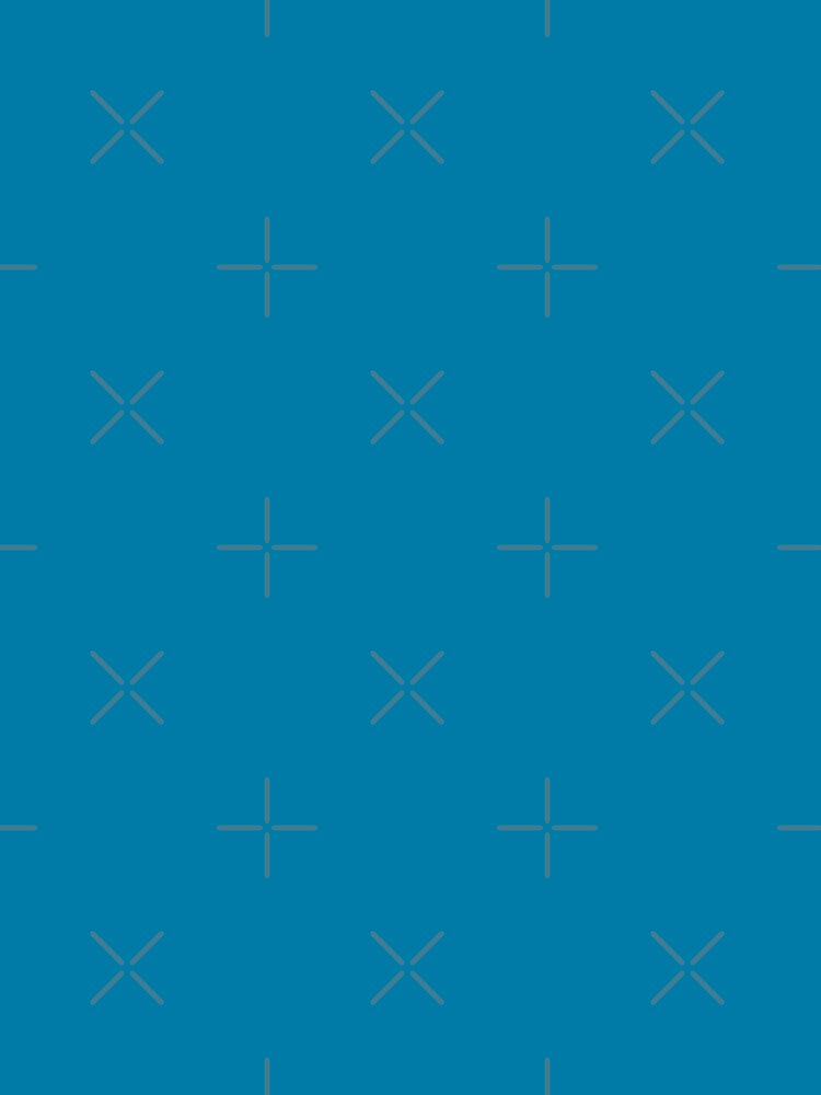 A deep cerulean blue with a classic 70s vibe. by Piotrek0001