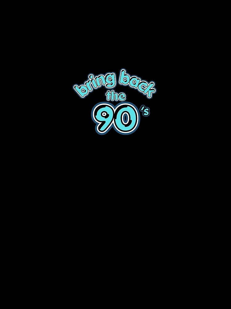 Bring Back The 90s Retro Bubble Text Design by Snedsdigital