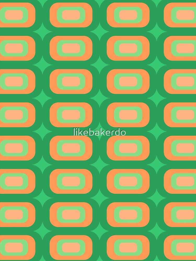 Retro geometric pattern looking awesome by likebakerdo