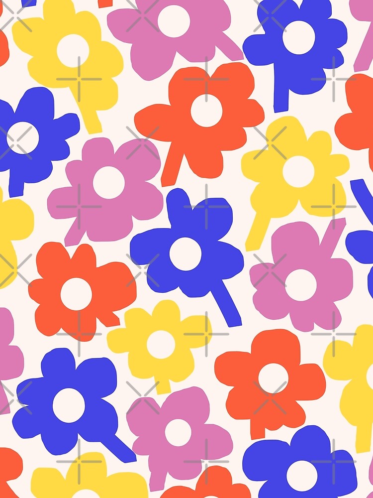Groovy Scandinavian Garden in Joyful Colors by Deutschic