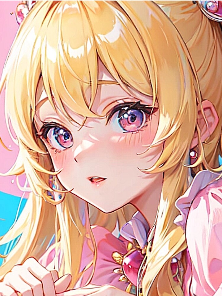 Blonde and Pink Princess girl Peach Inspired by ViridianSonder