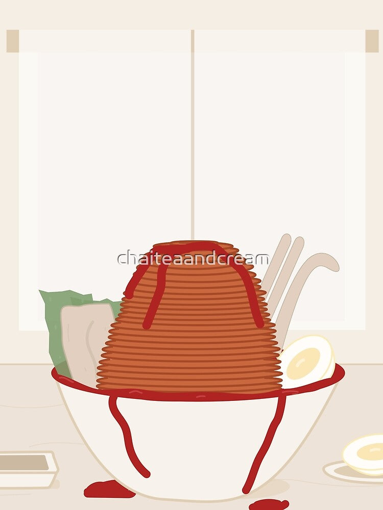 Spicy Volcano Ramen Noodles by chaiteaandcream