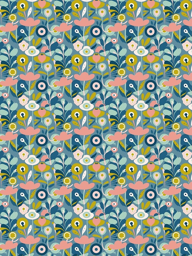 Light Spring / Pastel Spring pattern, skin-tone matching, personal color analysis, PCA, mid-century modern by look4seasons