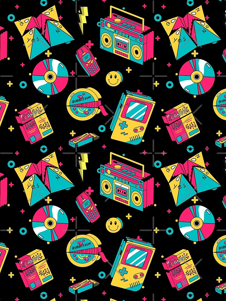 Vintage Retro 90s Pattern by SAVWIS