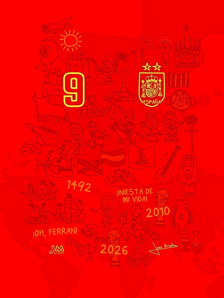 The Spain Jersey (2 Stars) - Designed by Jesu Medina by jesumedina