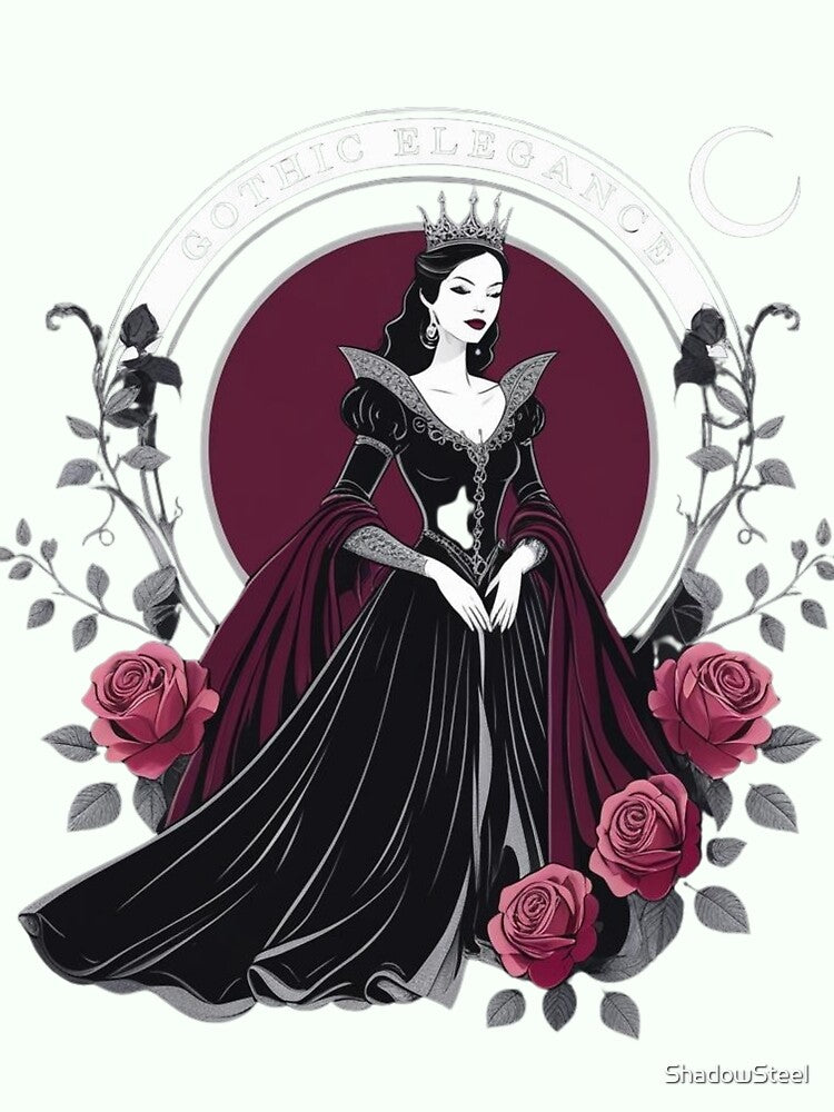 Gothic Portrait of a Mysterious Lady – Dark Elegance Art by ShadowSteel