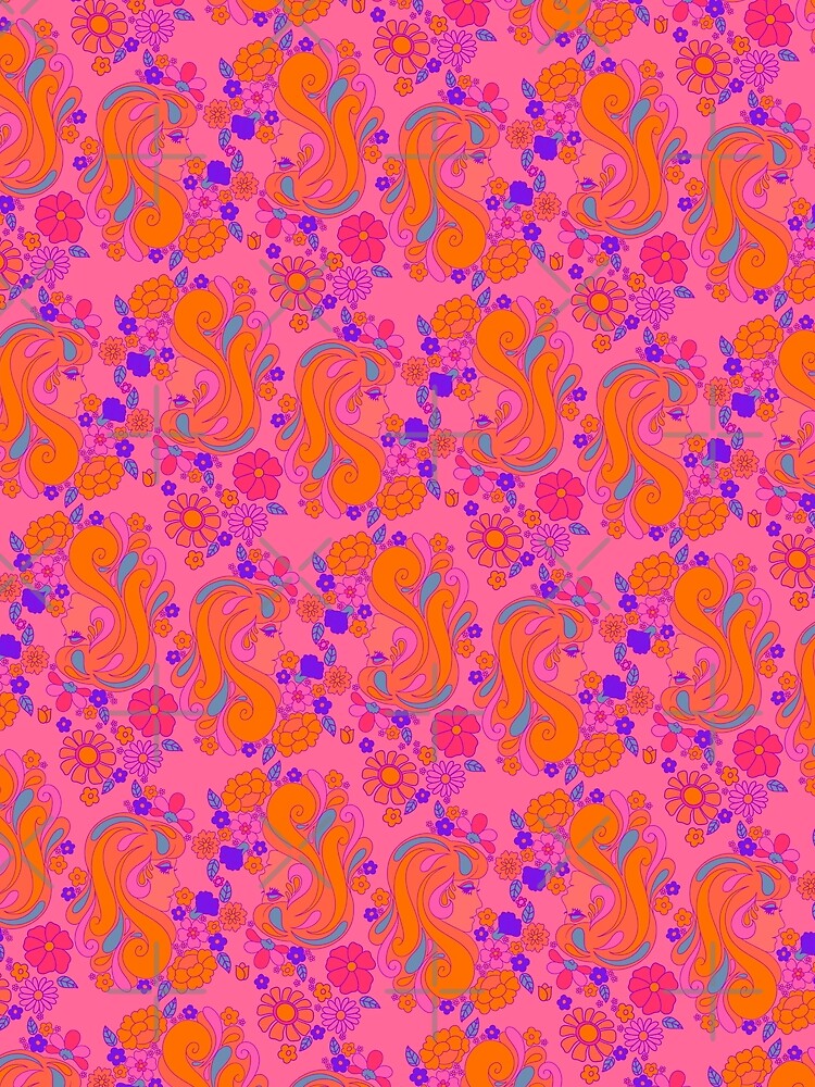 Groovy lady In pink by Audrey Herbertson