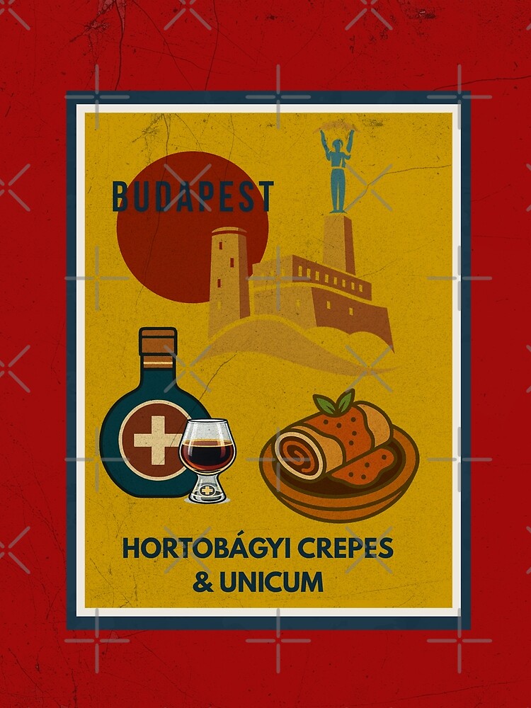 Budapest Golden Treat: Hortobágyi Crepes & Herbal Unicum by IdolejaArt