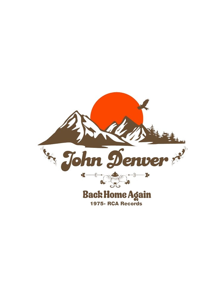 John Denver- Back Home Again Vintage Design by Trantranpeter
