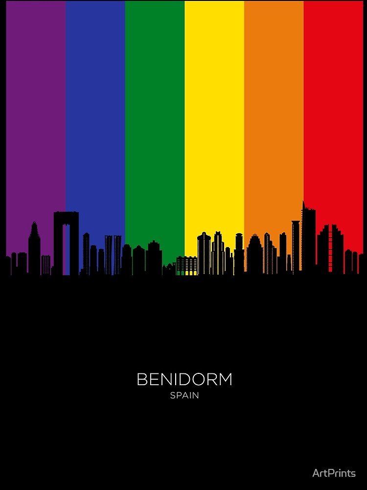 Benidorm Spain Skyline by ArtPrints