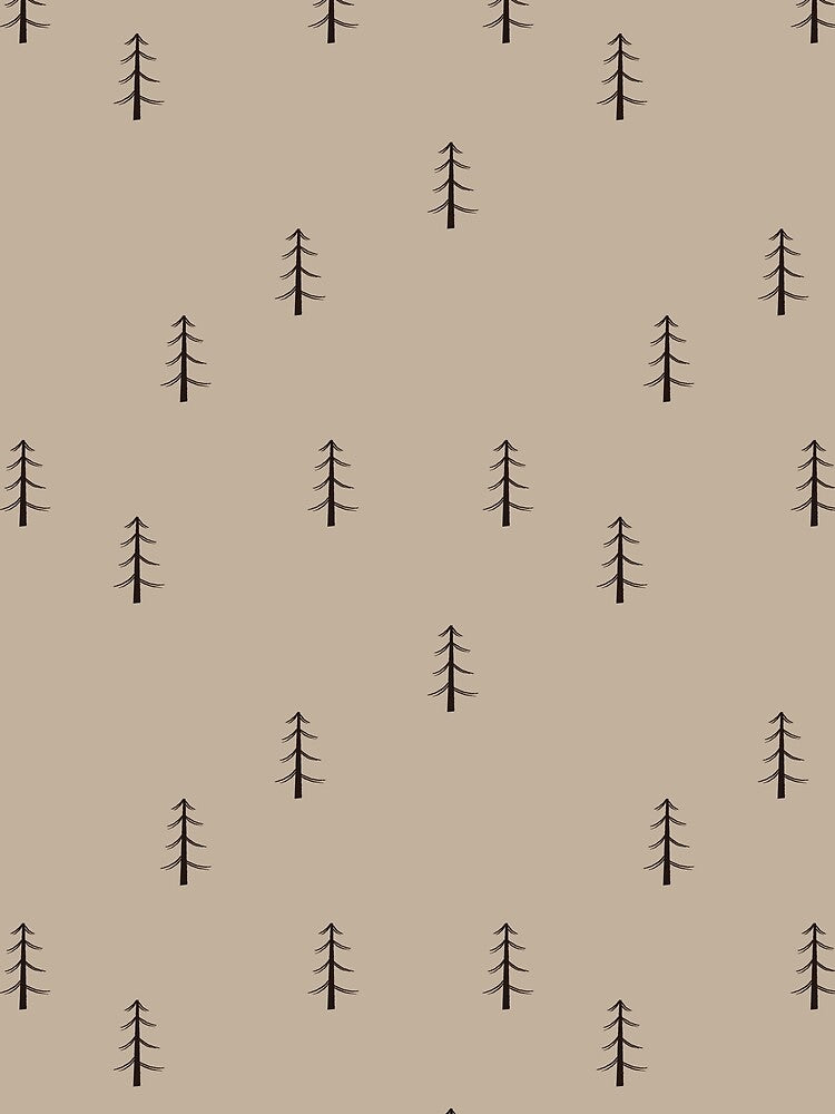 Minimalist Forest on Tan by KSimpson838